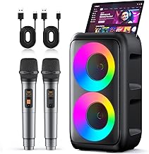 Karaoke Machine for Adults Kids, Portable B...